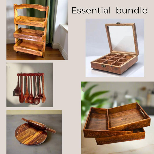 Essential Wooden Kitchen Bundle